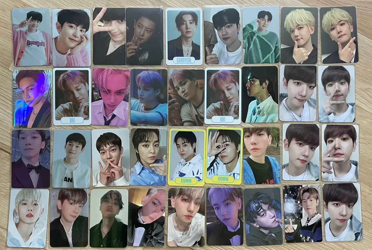 Exo photo-card sell 엑소 크림소다 포카 일괄 양도합니다